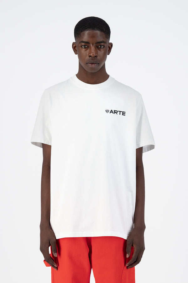 Tzara Heart Logo T-shirt - White