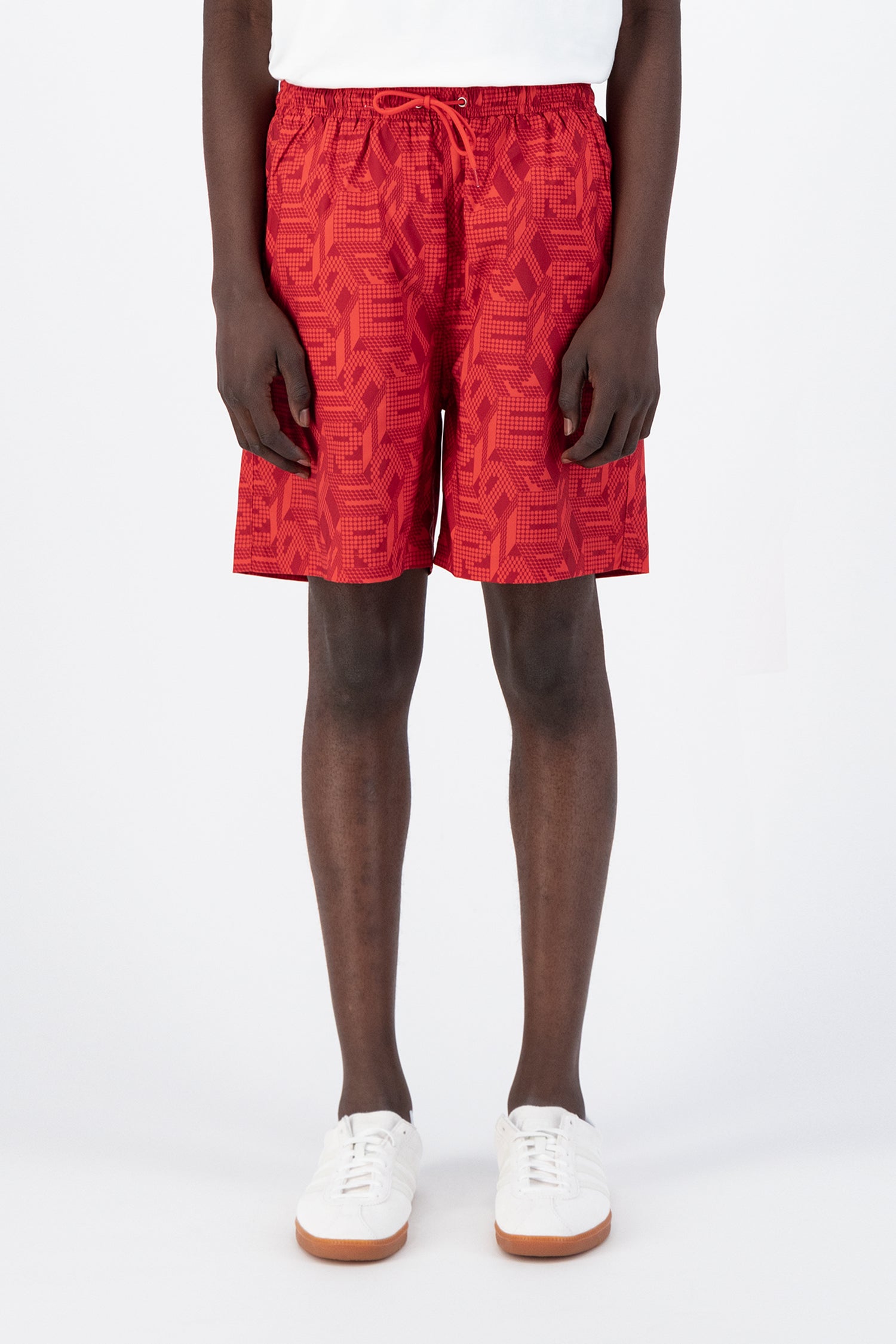 Soto Allover Short - Red/Dark Red