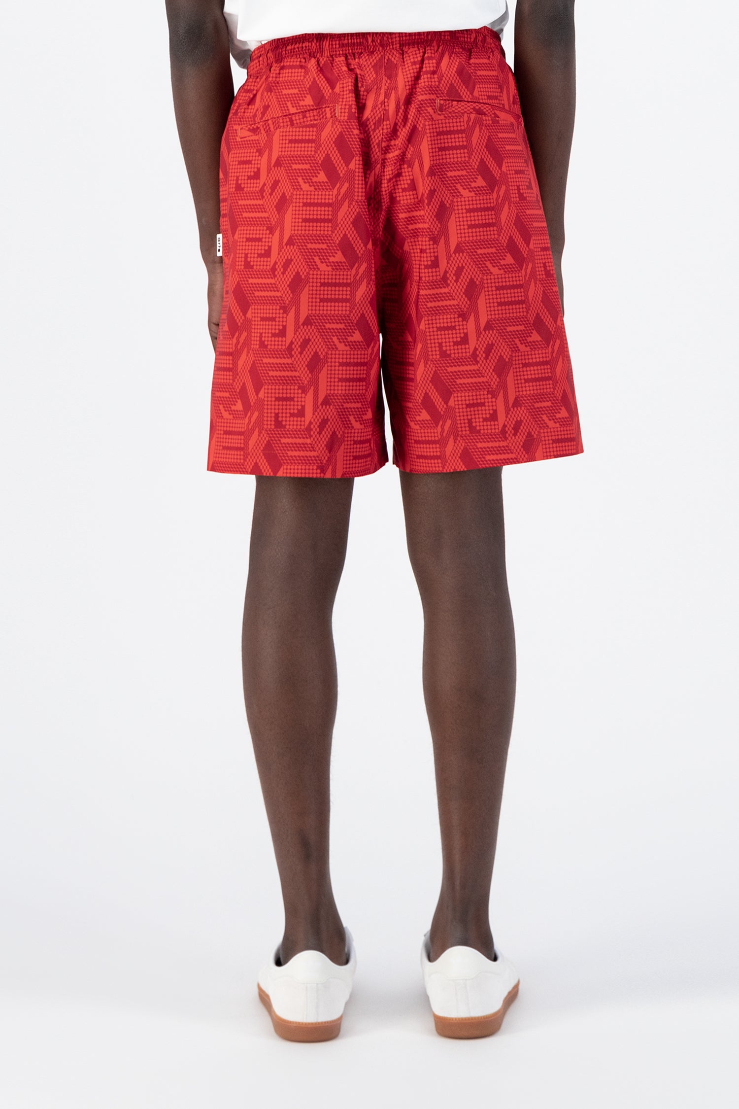 Soto Allover Short - Red/Dark Red