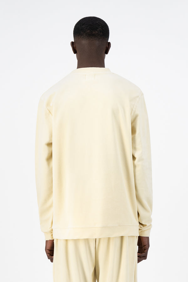Chasen Velvet Crewneck - Cream