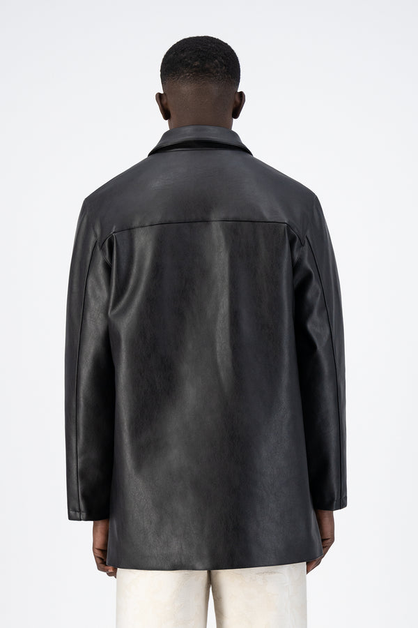 Joe Leather Jacket - Black