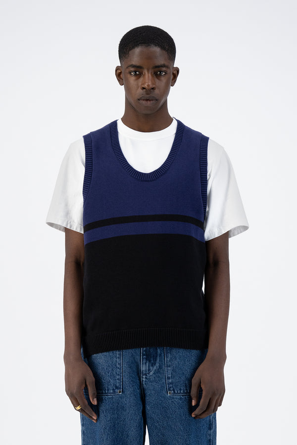 Karl Meio Knit - Black/Navy