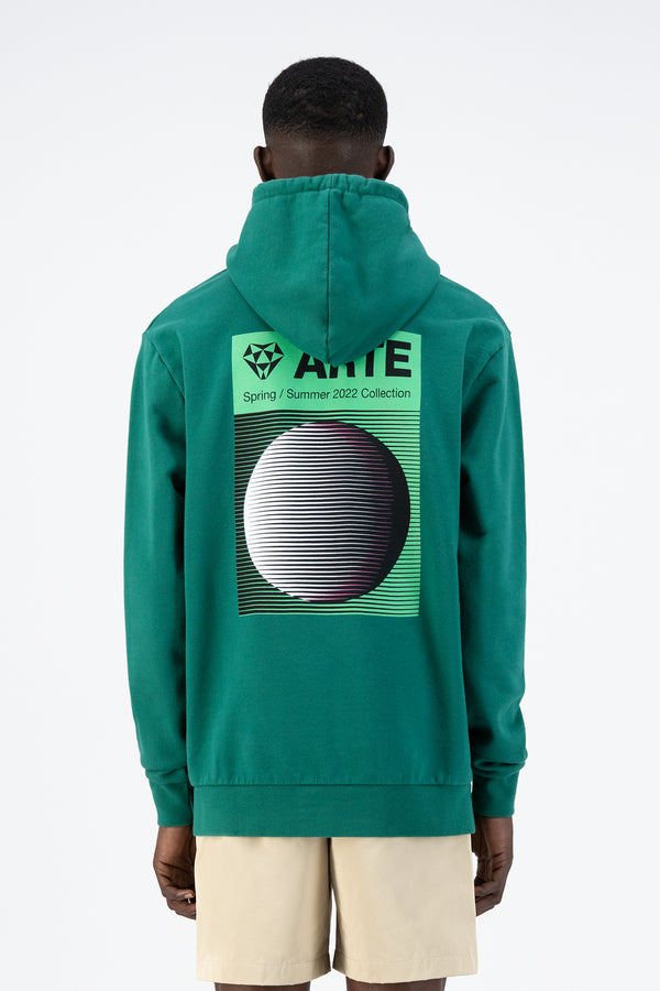 Hulton Back Ciclo Hoodie - Green