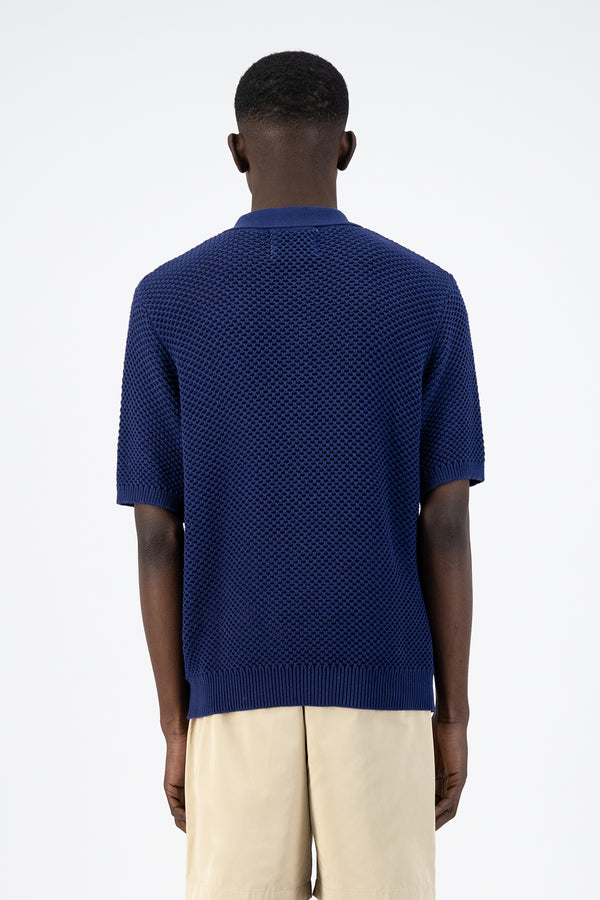 Kiewic Knit Polo - Navy