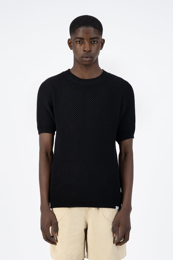 Kiewic Knit T-shirt - Black