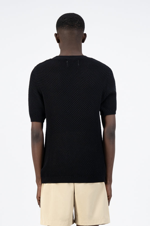 Kiewic Knit T-shirt - Black