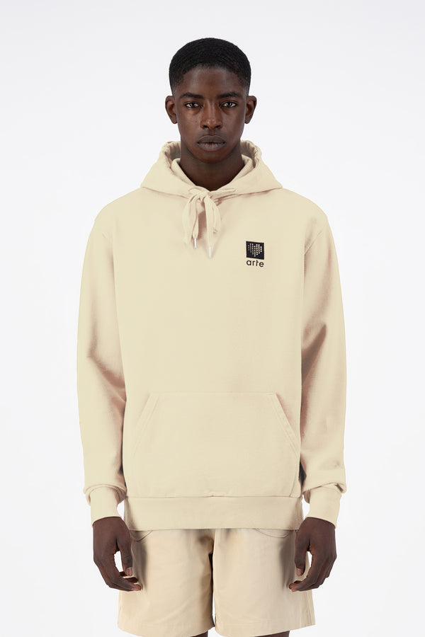 Hulton Heart Hoodie - Cream