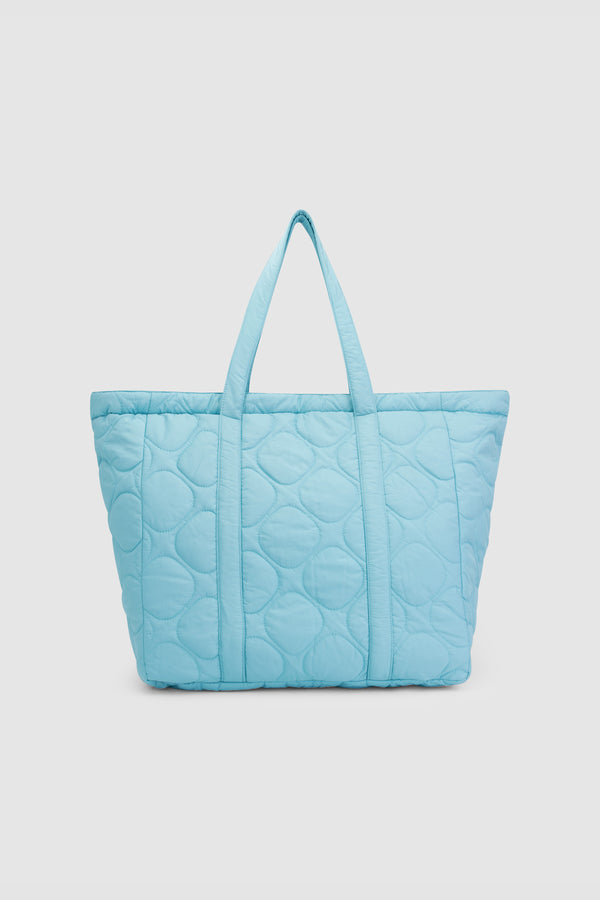 Thompson Quilted Totebag - Light Blue