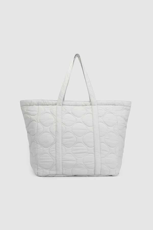 Thompson Quilted Totebag - Light Grey