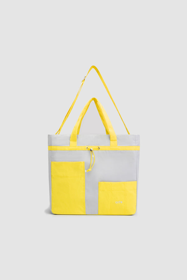 Thompson Colorblock Totebag - Yellow/Grey