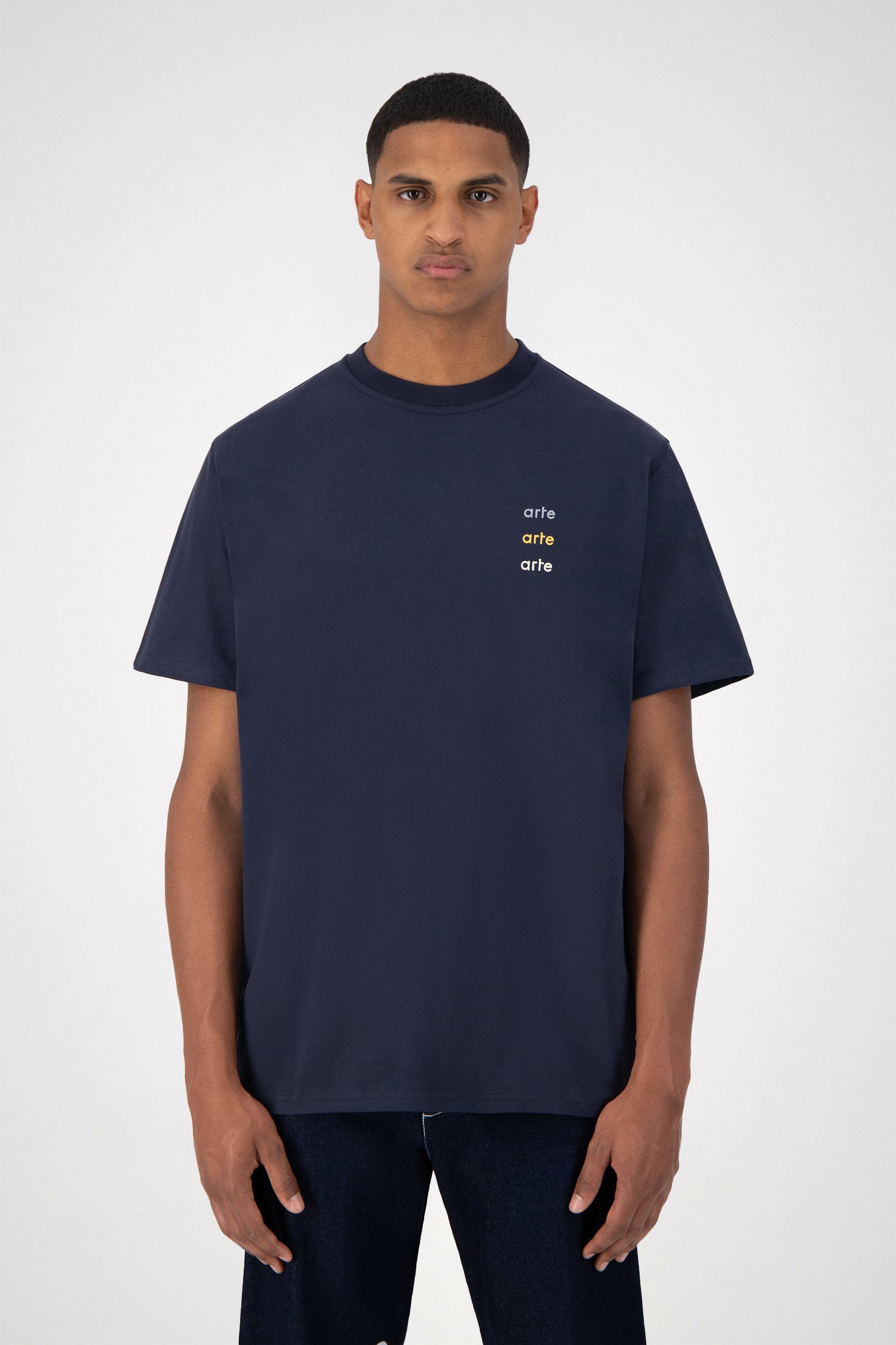 T-shirt Tomi Multi Logo - Marine