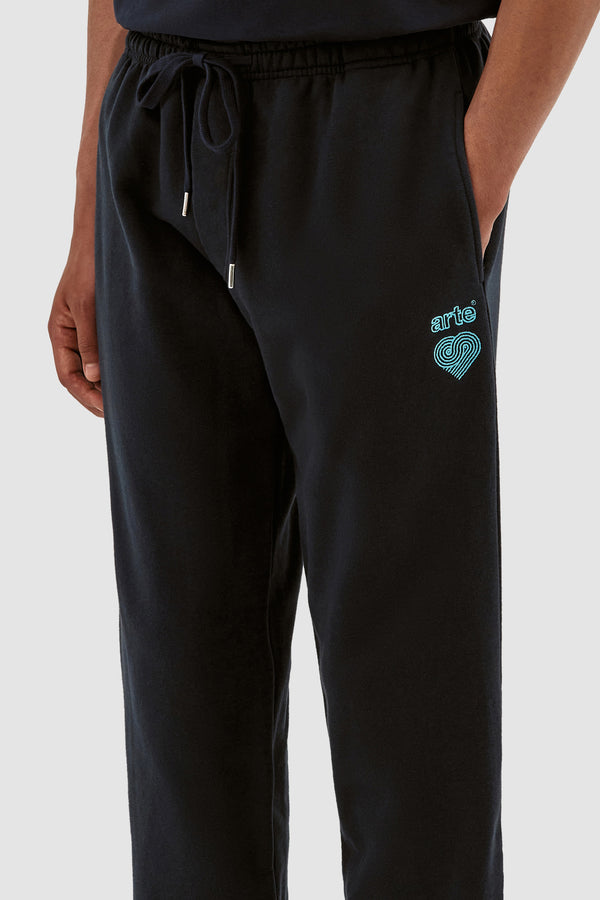 Tristian Heart Logo Pants - Navy