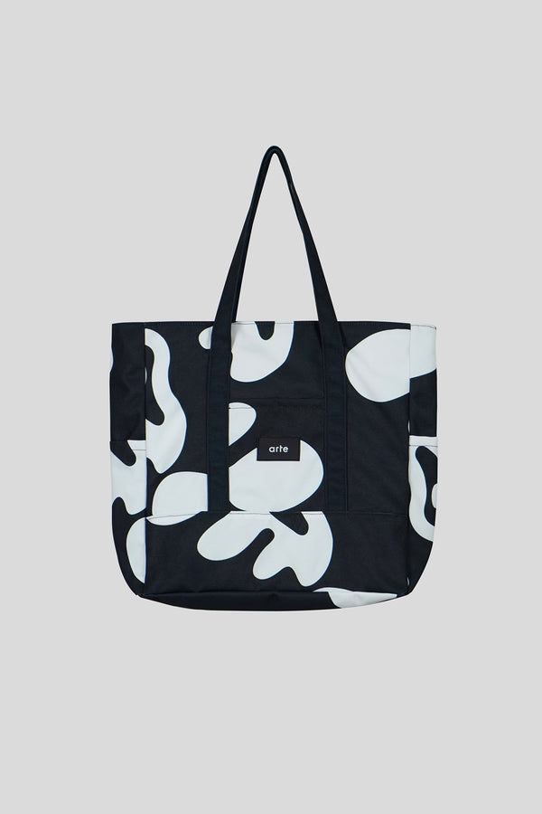 Taeuben Totebag - Black/White