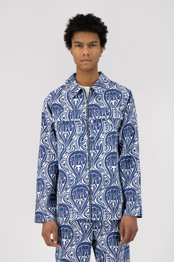 Jean Novo Jacket - Blue/White