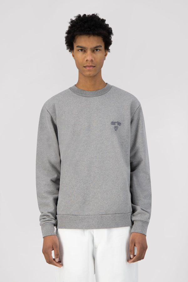 Cassat Heart Logo Sweater - Grey