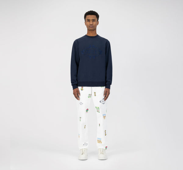 Castel Logo Orna sweater - Navy