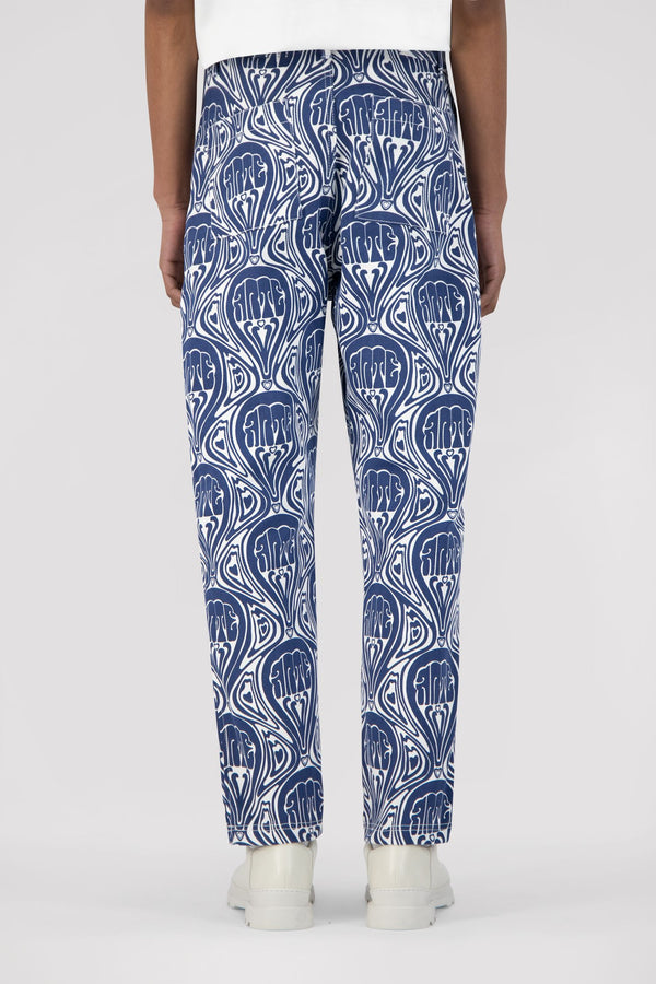 Jean Novo Pants - Blue/White