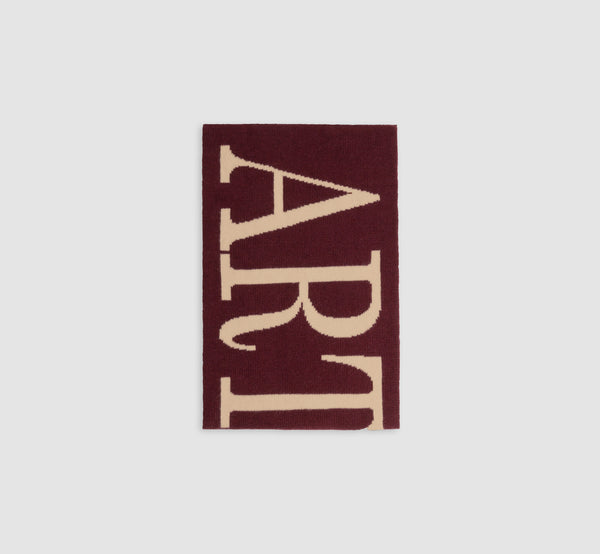 Alex Antwerp Scarf - Bordeaux/Dark Cream