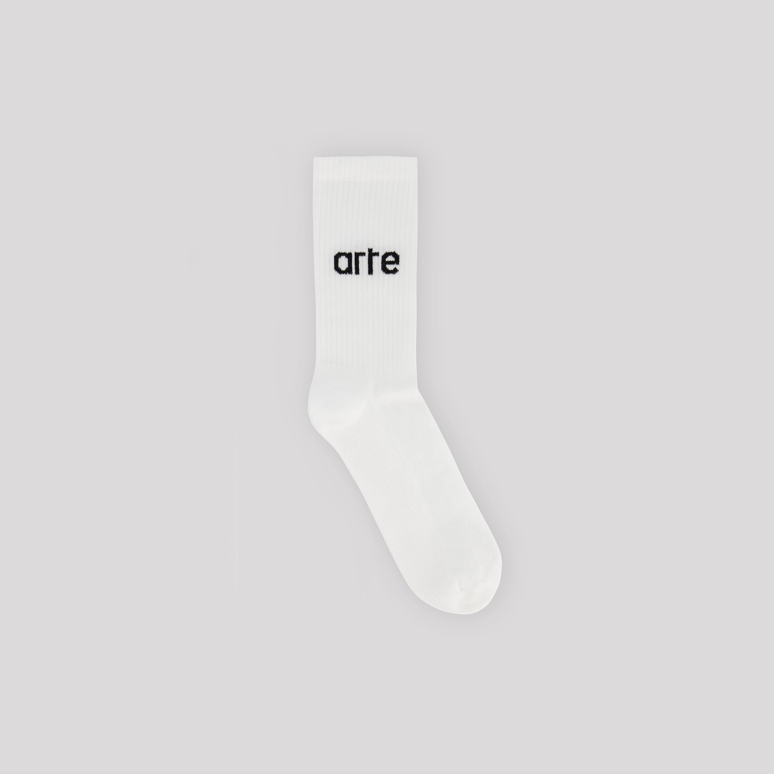 Chaussettes avec logo - Blanc - Arte Antwerp